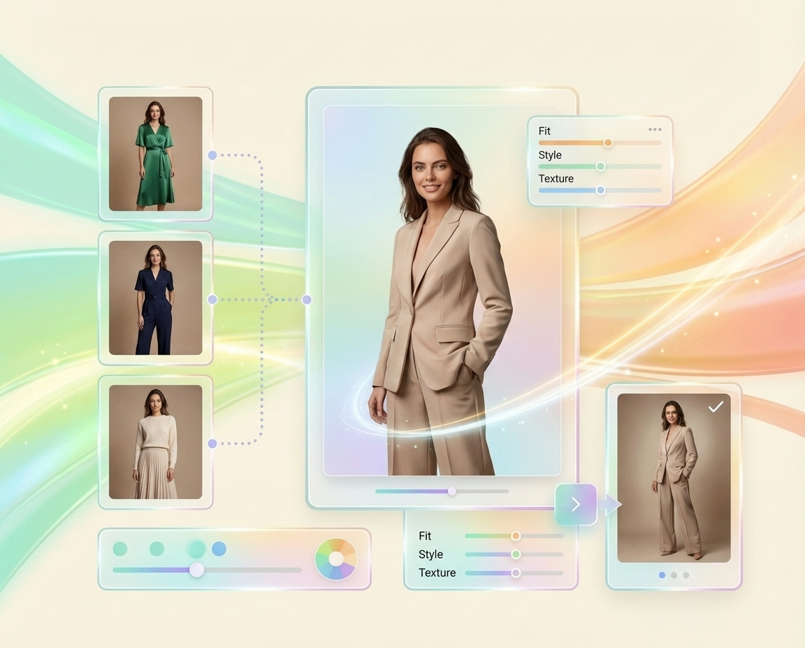 How to Pose AI outfit and styling workflow